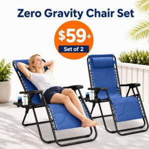 Zero Gravity Chairs Set of 2
