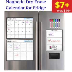 Magnetic Dry Erase Calendar for Fridge