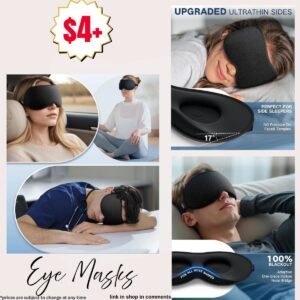 Soft Lightweight Breathable Eye Masks
