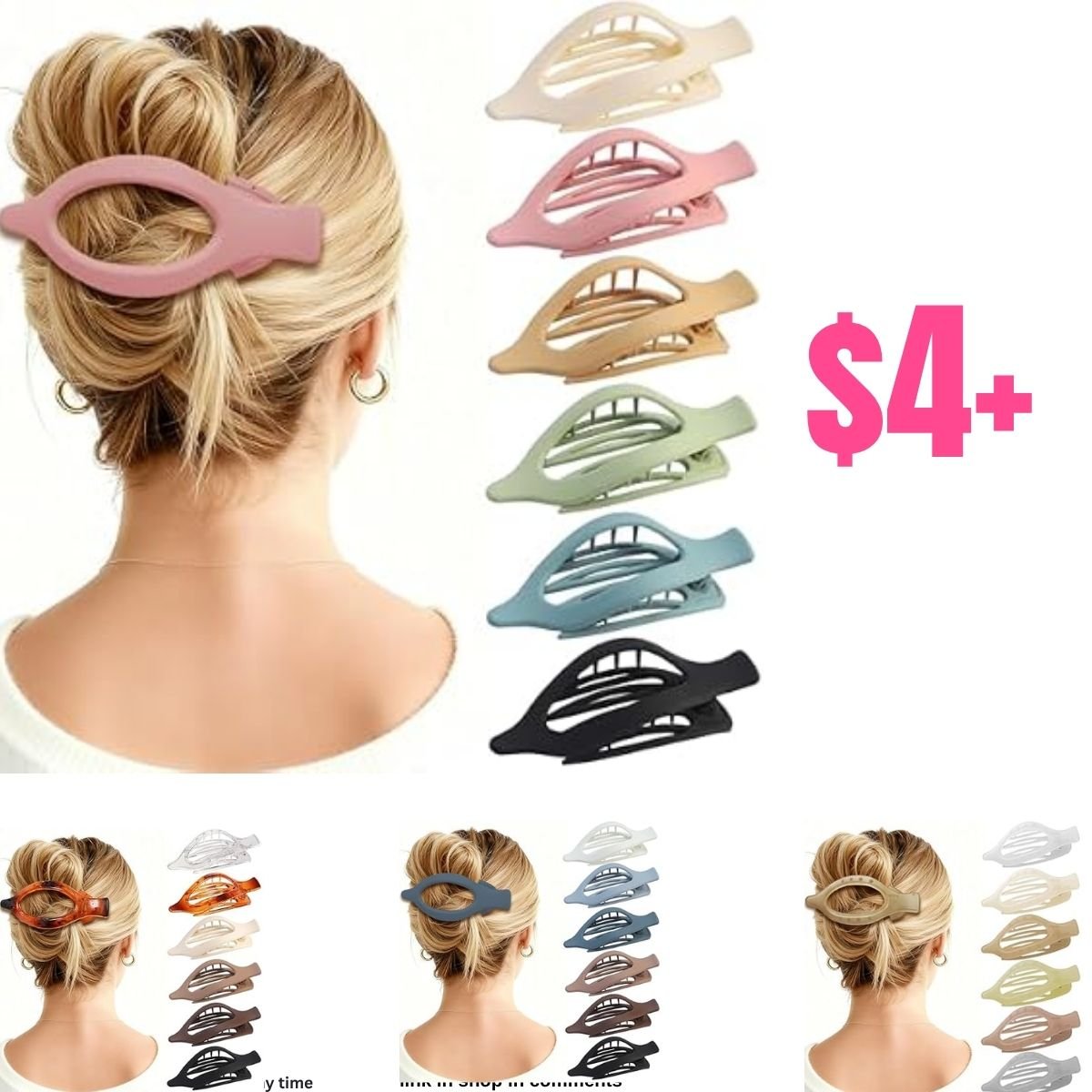 6 pcs Claw Clips