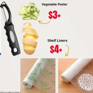 Premium Swivel Vegetable Peeler ,Waterproof Shelf Liners