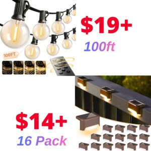 Outdoor Patio and Fence lights