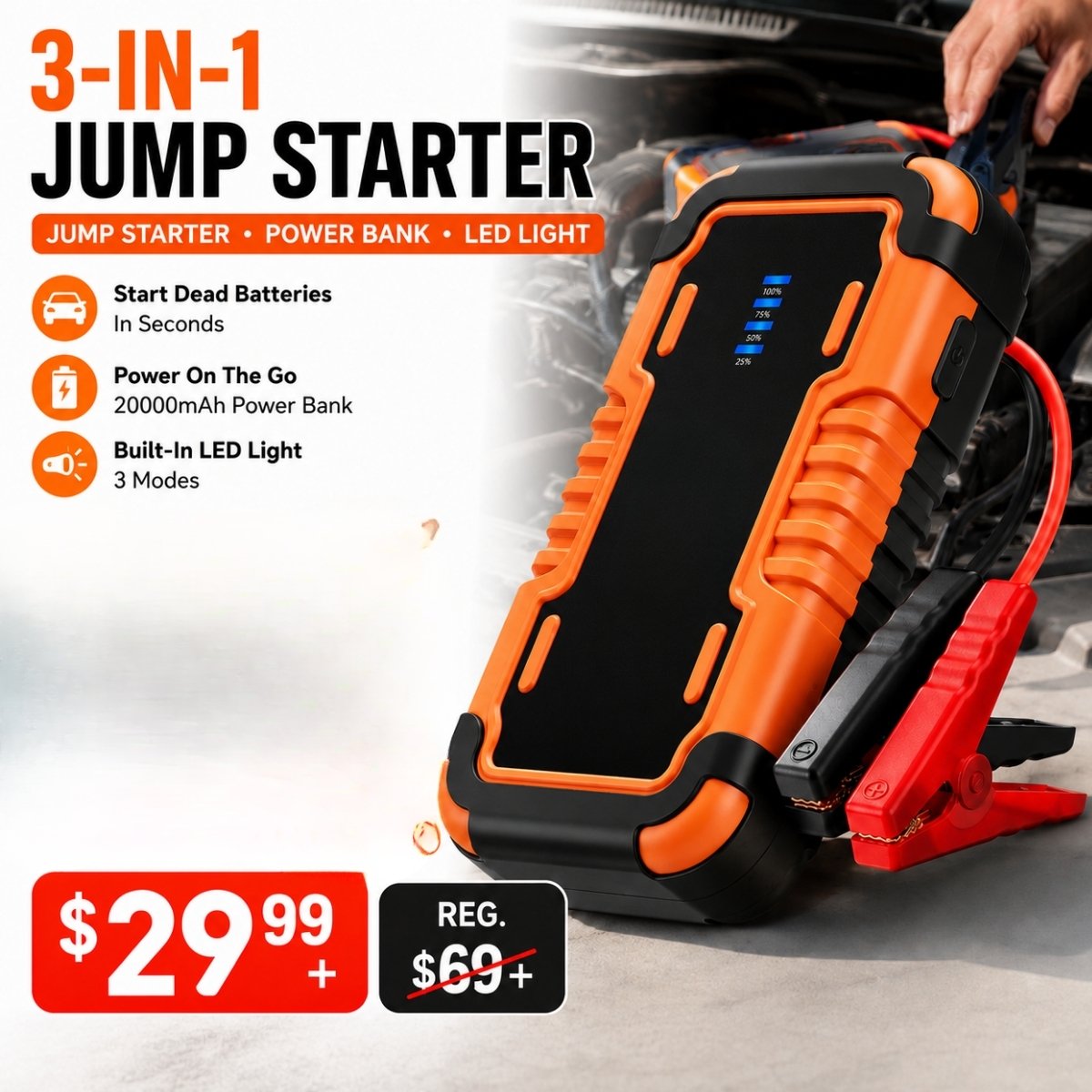 Car Battery Jump Starter