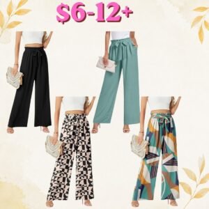 Womens Wide Leg Pants