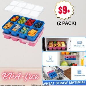 Snackle Box Container, (2 PACK)