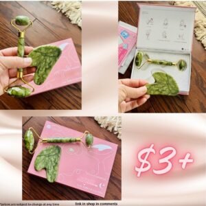 Gua Sha & Jade Roller Set