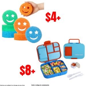 Scratch Free Dish Sponges |  Bento Box for Kids
