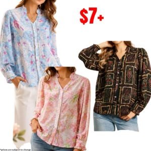 Women’s Lace Trim blouses