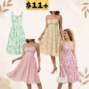 Women’s floral sundresses