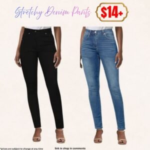 Stretchy Denim Pants