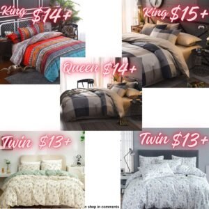 3 Pieces Bedding Sets