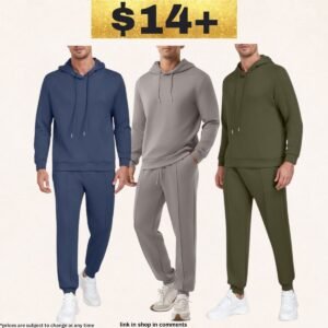 2-Pcs Tracksuit Hoodie Set