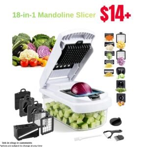 18-in-1 Vegetable Chopper/ Mandoline Slicer