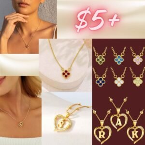 Gold plated fashion pendant necklaces
