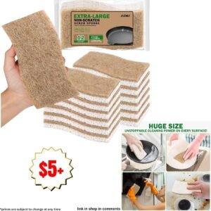 Large Natural Non-Scratch Sponge