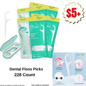Dental Floss Picks - 228 Count