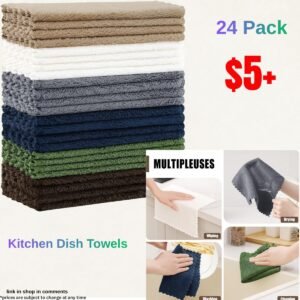 24-Pack Kitchen Dish Towels