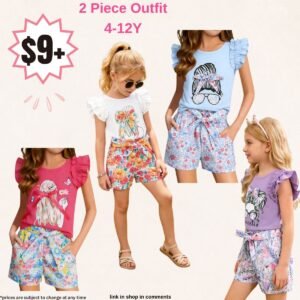 Girls Summer 2 Piece Outfit