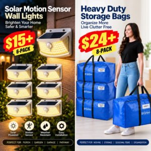Solar Motion Sensor Lights |  Heavy Duty Moving Bags