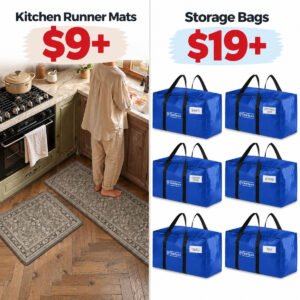 Heavy Duty Moving Bags | Vintage Kitchen Mat Set
