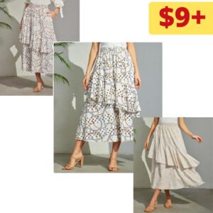 Ruffle Skirt with Pockets
