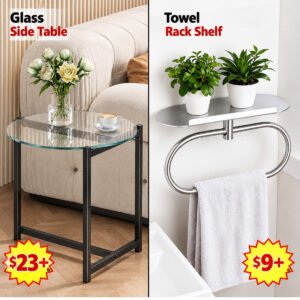 Towel Ring with Shelf  |  Coffee Table