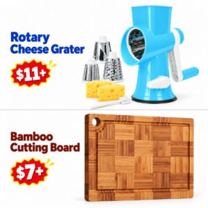 Bamboo Cutting Board  \ Cheese Grater