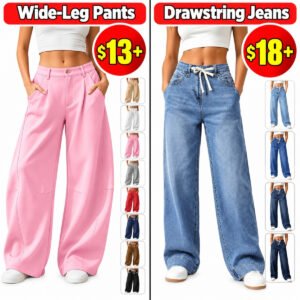 Wide Leg Jeans | Barrel Leg Sweatpants