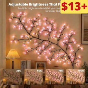 Cherry Blossom Lights for Bedroom