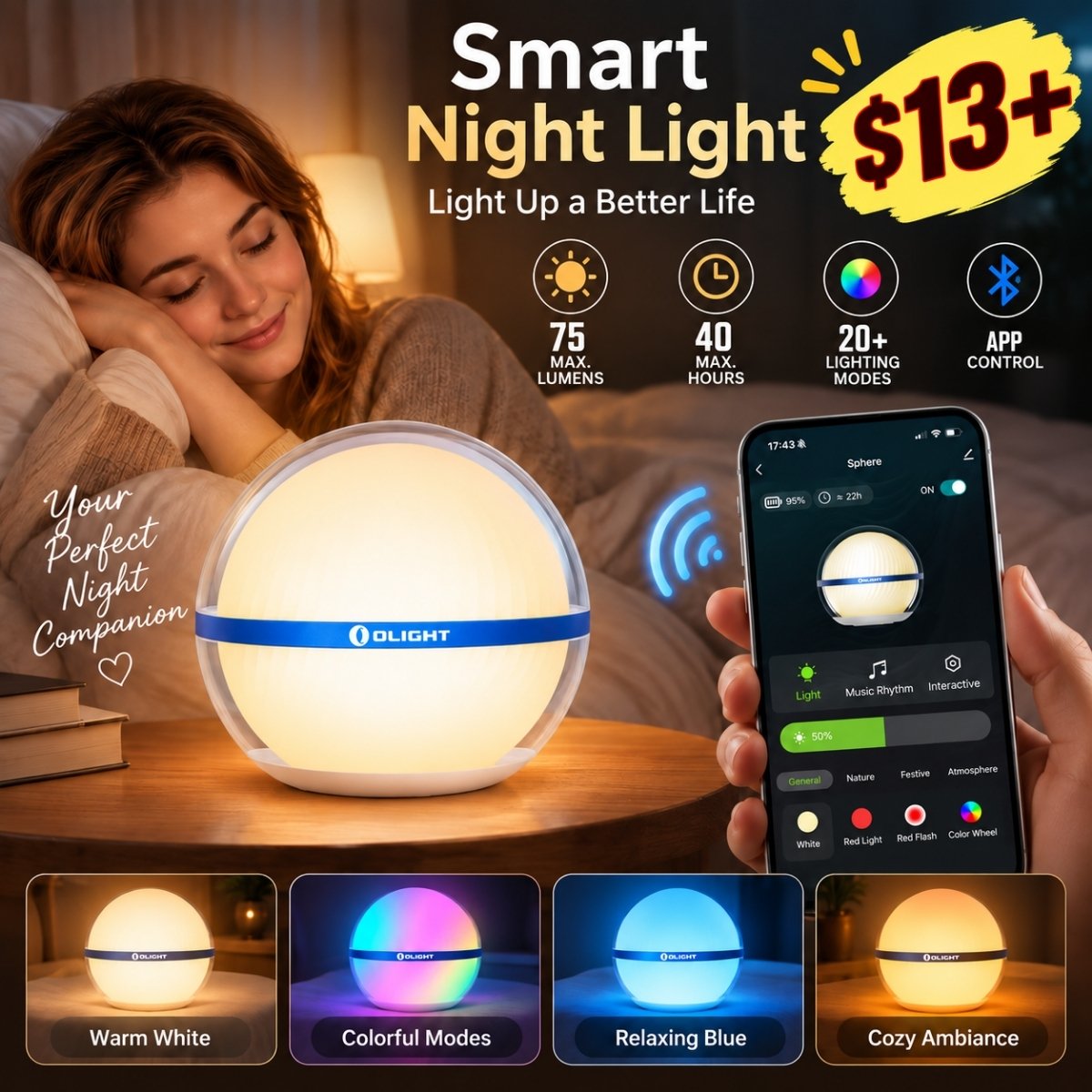 Sphere Smart Night Light