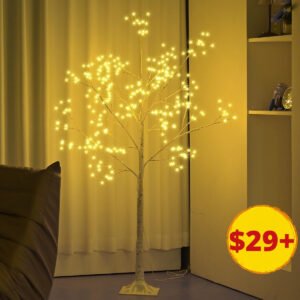LED Birch Tree