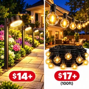 Outdoor solar lights