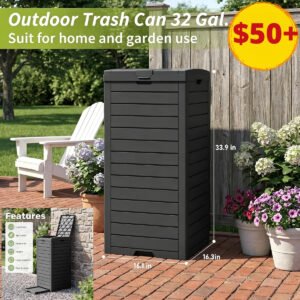 Outdoor Trash Can