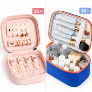 Travel Jewelry Case | Travel Makeup Bag