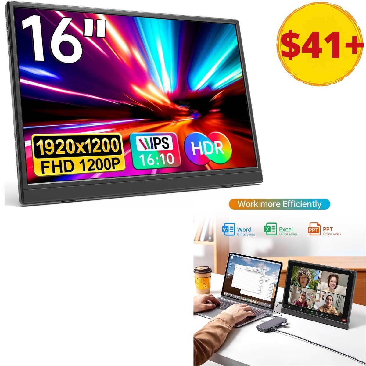 16" Portable Monitor