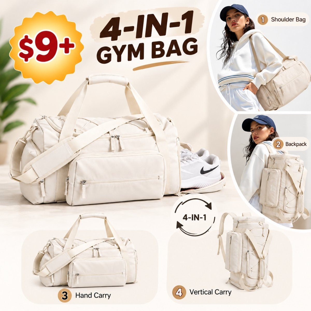 4-IN-1 Gym Bag