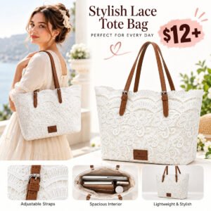 White Lace Purse