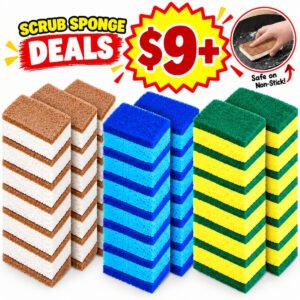 Heavy Duty Scrub Sponge-24Count