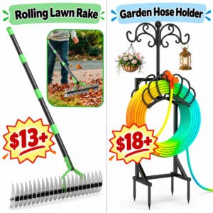 Water Hose Holder | Thatch Rake, 13"