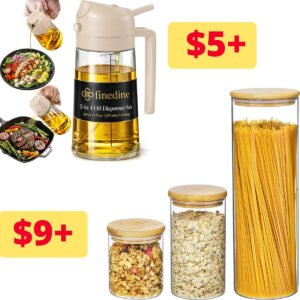 Oil Sprayer | Glass Food Jars