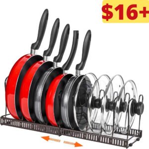 Pot and Pan Lid Organizer