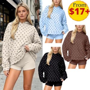 Polka Dot Hoodie