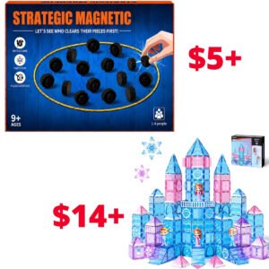Magnetic Chess Game  | 100 pcs Magnetic Tiles