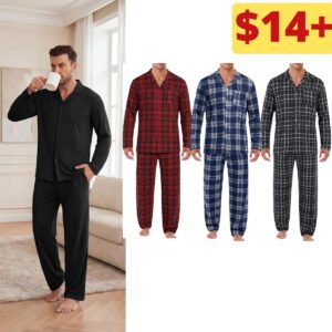 Mens Pajamas Set