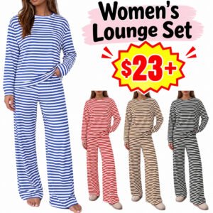 Striped Lounge Set