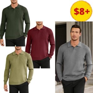 Men's Ribbed Knit Sweater