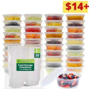 Food Storage Containers [50 Set]