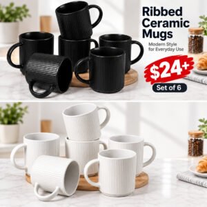 Coffee Mugs Set of 6
