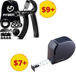 Grip Strengthener | Self-Locking Tape Measure