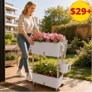 Rolling Raised Garden Bed